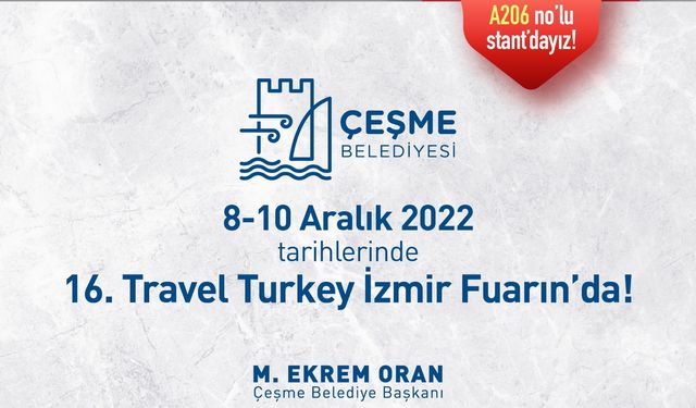 Çeşme, Travel Turkey Fuarı'nda