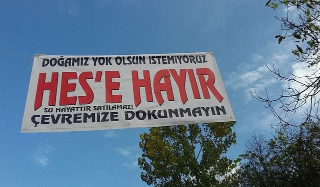 Trabzon’un Hayrat ilçesinde HES'e geçit yok!