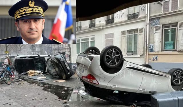 Paris Emniyet Müdürü "ülkücü provokasyonu" açıkladı: Paris'teki protestolara bir kamyonetten provokasyon yapıldı