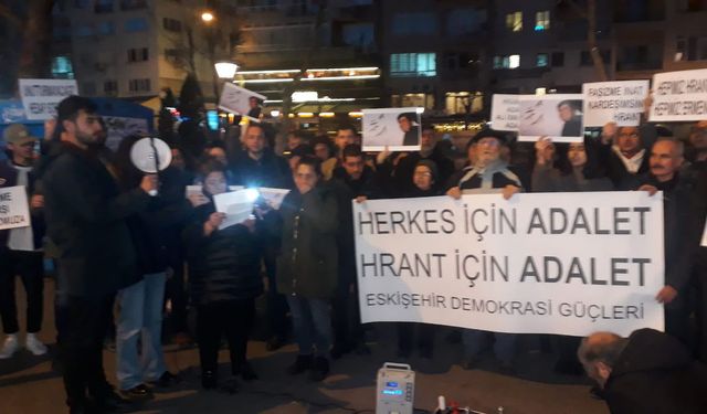 Hrant Dink ölümünün 16. yılında Eskişehir'de anıldı