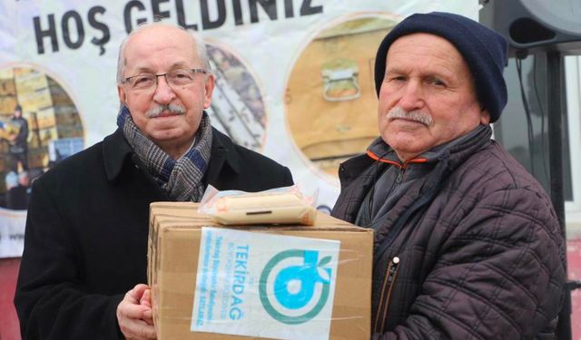Tekirdağ Büyükşehir Belediyesi’nin arı yetiştiricilerine desteği sürüyor