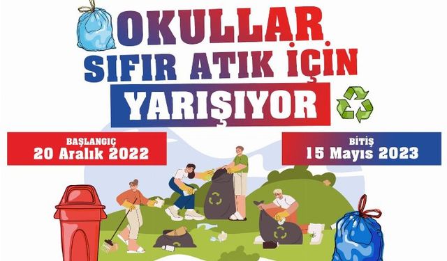 Konya Selçuklu'da okullar 'sıfır atık' için yarışacak