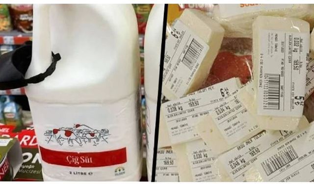 Marketler süte alarm taktı, peynir dilimle satılıyor