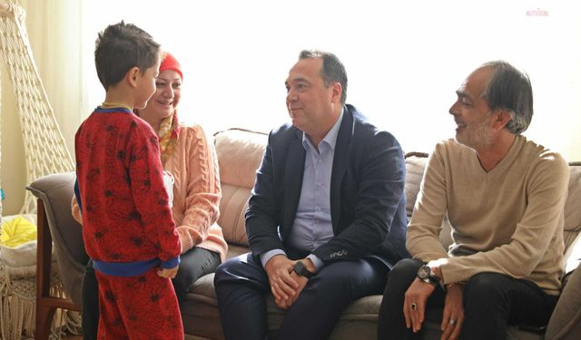 Belediye Başkanı Dutlulu, Akhisar’da evlere yerleştirilen depremzedeleri ziyaret etti