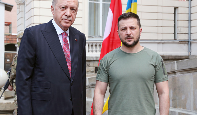 Erdoğan, Ukrayna Devlet Başkanı Zelenksi ile görüştü