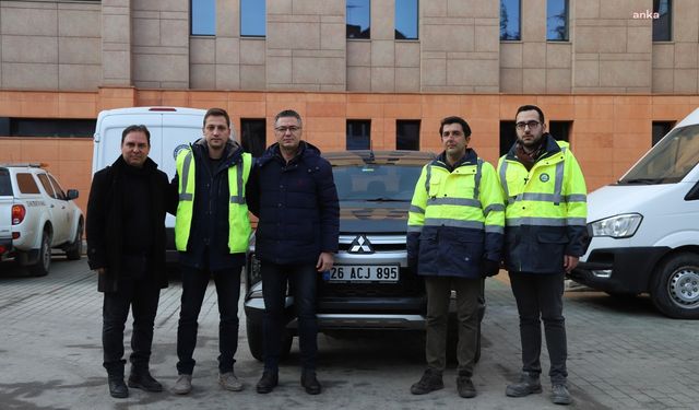 Eskişehir Büyükşehir’den deprem bölgesindeki hasar tespit çalışmalarına destek
