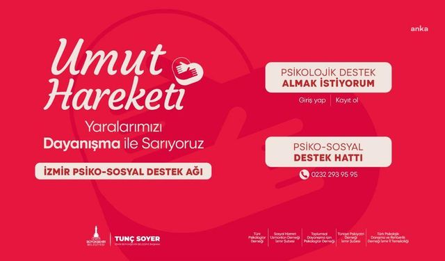 İzmir Büyükşehir Belediyesi’nden depremzedelere psikososyal destek