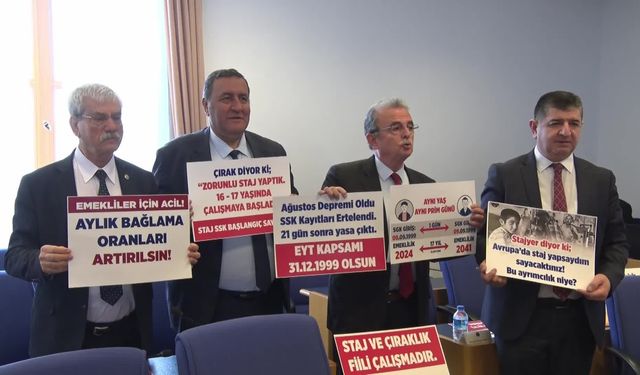 EYT teklifinin görüşmeleri tartışmalarla başladı: Bunlar beşli çetenin vekili