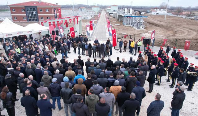 Edirne’nin ilk biyolojik atık su arıtma tesisi törenle hizmete açıldı