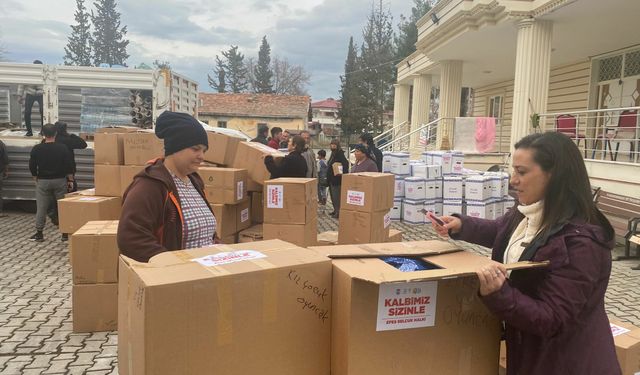 Efes Selçuk Belediye Başkanı Ceritoğlu Sengel, 8 Mart'ta deprem bölgesinde