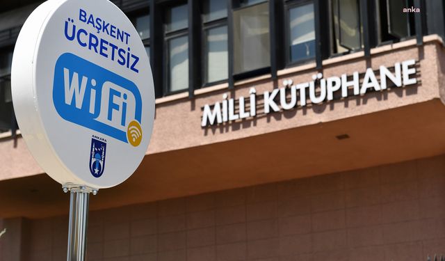 Ankara Büyükşehir Belediyesi’nin sunduğu 'Ücretsiz İnternet Hizmeti' ilgi görüyor