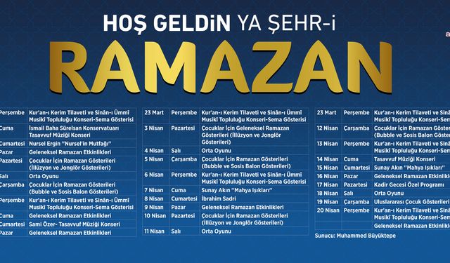 Antalya Büyükşehir Belediyesi ramazan çarşısı kuruyor