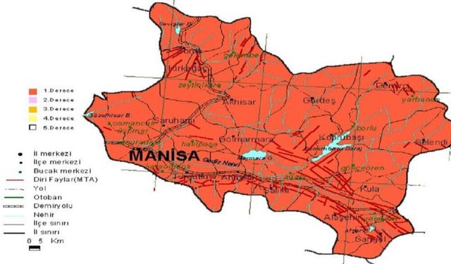 Manisa'da şehir merkezi ve 6 ilçe fay hattı üzerine kurulu: 600 binden fazla insanın hayatı tehlikede