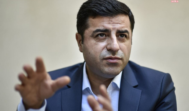 Selahattin Demirtaş: Çözüm ve barış için büyük çaba sarf eden Sayın Abdullah Öcalan'a güven ve desteğim tam