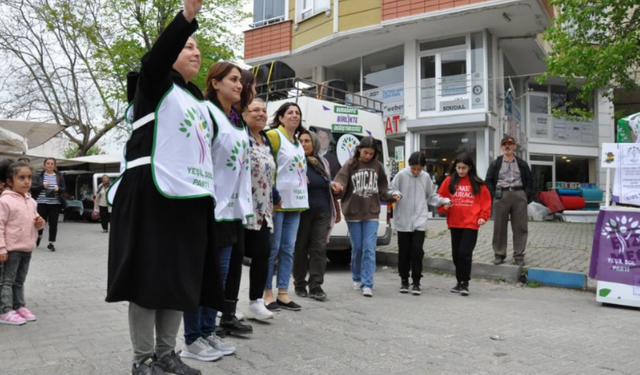 Yeşil Sol Partili kadınlar Artvin Kemalpaşa’da halk buluşması gerçekleştirdi
