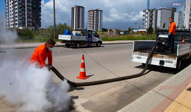 Mersin Büyükşehir’in ilaçlama ekibi, kenti yaz aylarına hazırlıyor