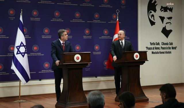 Bakan Çavuşoğlu, İsrail Dışişleri Bakanı Cohen ile görüştü