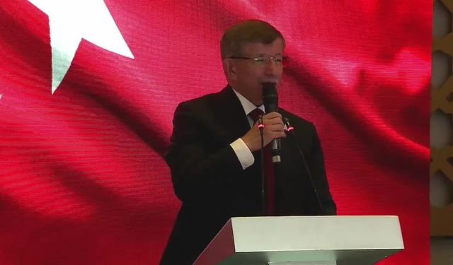 Gelecek Partisi Genel Başkanı Ahmet Davutoğlu, İstanbul’da konuştu