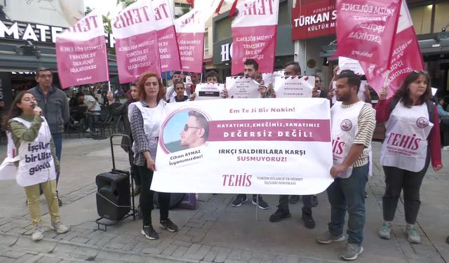 İzmir’de müzisyenler, Cihan Aymaz cinayetini protesto etti