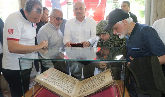 Amasya'da restorasyonu tamamlanan Yazma Eserler Kütüphanesi hizmete açıldı