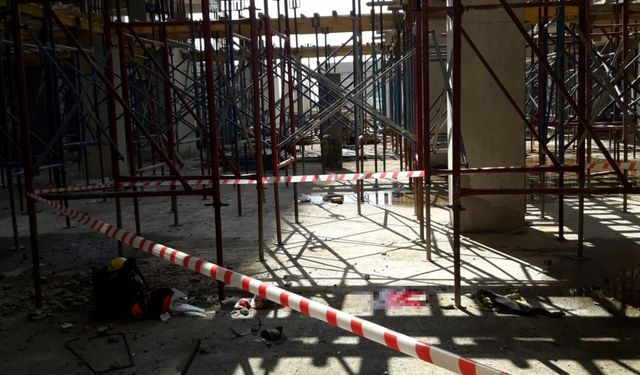 Samsun'da hastane inşaatından düşen işçi yaşamını yitirdi