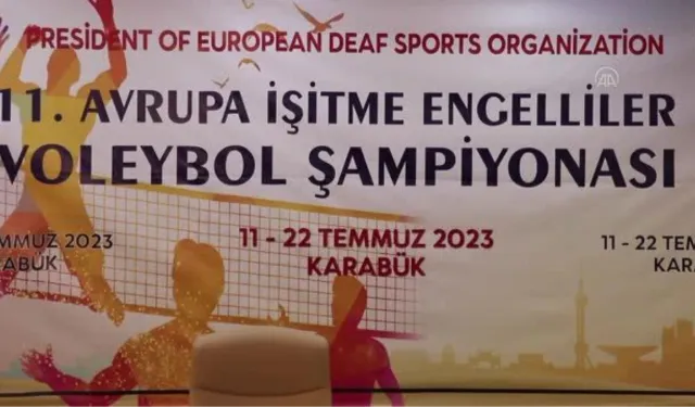 Karabük, 11. Avrupa İşitme Engelliler Voleybol Şampiyonası'na hazır
