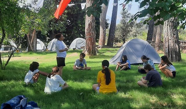 Antalya Muratpaşa'da Doğa Kampı'na ilgi yoğun