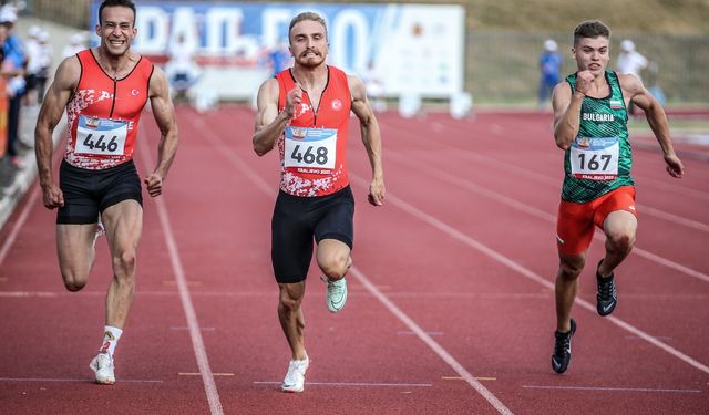 Milli sporcular, Balkan Atletizm Şampiyonası'nın ilk gününde 11 madalya kazandı