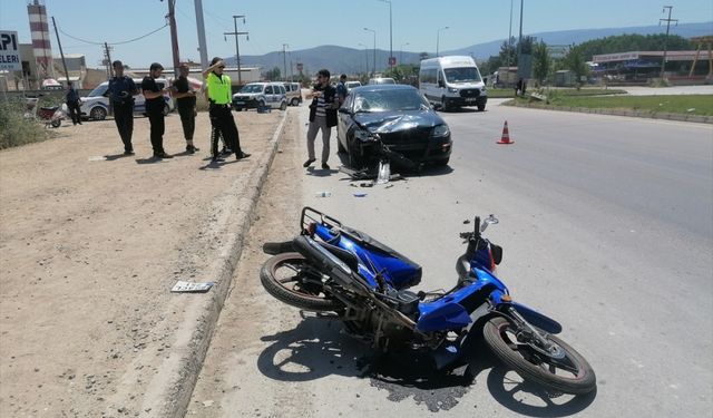 Tokat'ta otomobille çarpışan motosikletin sürücüsü öldü