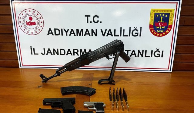 Adıyaman'da silah kaçakçılığı iddiasıyla 1 şüpheli tutuklandı