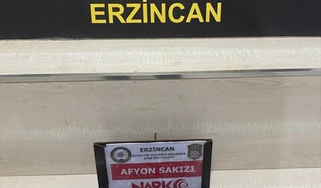 Erzincan'da mide ve bağırsaklarında uyuşturucu bulunan zanlı tutuklandı