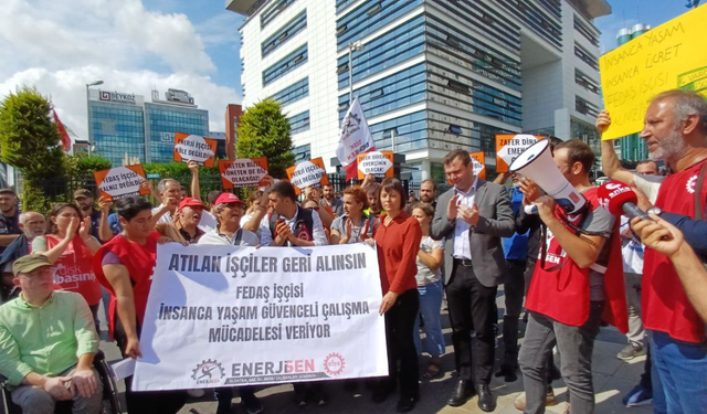 Enerji-Sen üyesi FEDAŞ işçilerinin direnişi 29. gününde 