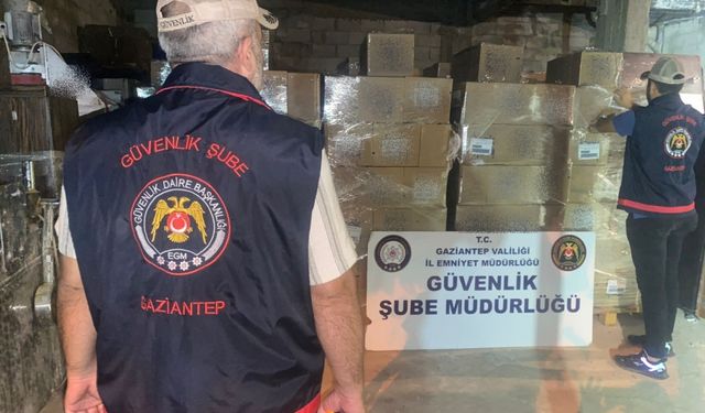 Gaziantep'te 32 bin taklit ürün ele geçirildi