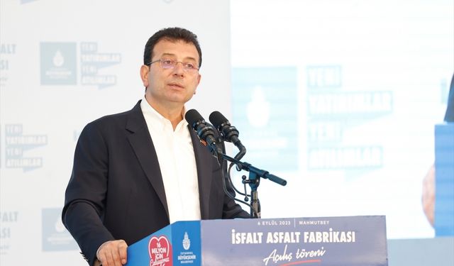 İstanbul'da yenilenen Mahmutbey Asfalt Üretim Tesisi açıldı