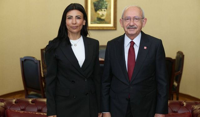 Kılıçdaroğlu ile Kuzey Kıbrıs Meclis Başkan Yardımcısı görüştü