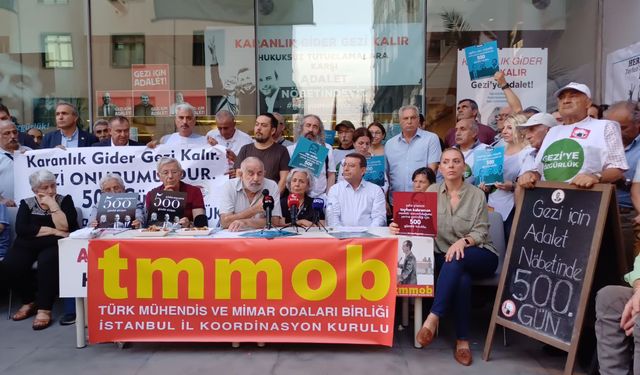 Gezi Davası tutukluları için başlatılan  Adalet Nöbeti 500. gününde