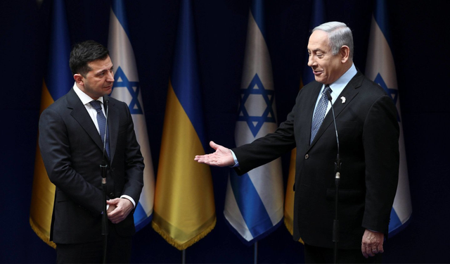 İsrail Başbakanı Netanyahu Ukrayna Devlet Başkanı Zelenskiy ile ABD'de görüştü