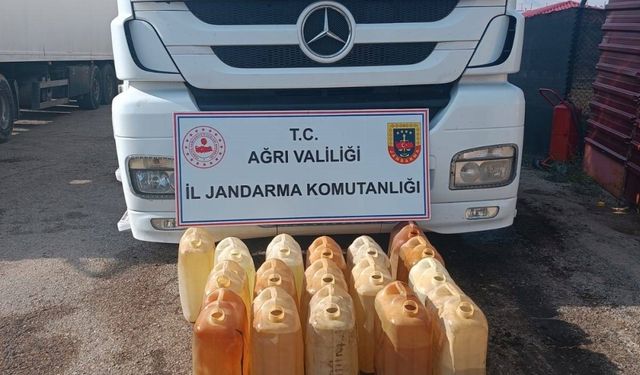 Ağrı'da kaçakçılık operasyonunda 3 tır şoförü gözaltına alındı