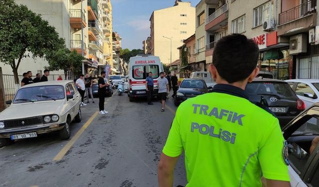 Aydın’da kamyonla çarpışan motosikletin sürücüsü yaralandı