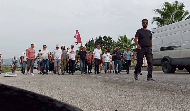 TİP'ten Özgürlük Yürüyüşü'nün 17. gününde Filistin mesajı