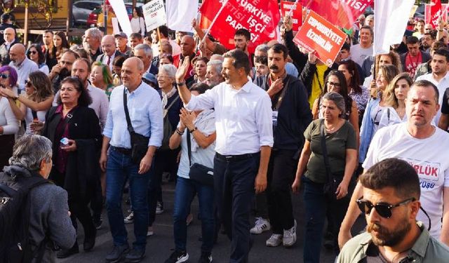 TİP'in Özgürlük Yürüyüşü sona erdi: "Cumhuriyet'e özgürlük diyerek devam ediyoruz"