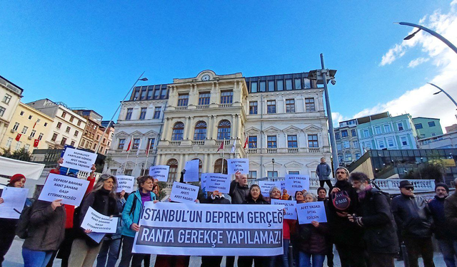 Beyoğlu Kent Savunması ve semt dernekleri: Deprem gerçeğini, kâr hırsınızın mazereti yapmanıza göz yummayacağız