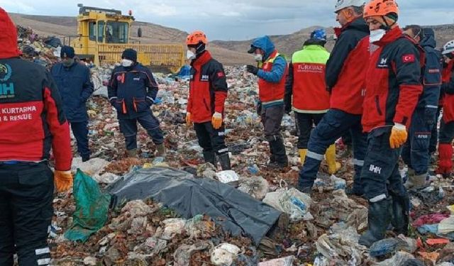 Çöp depolama tesisinde kaybolan işçi ölü bulundu