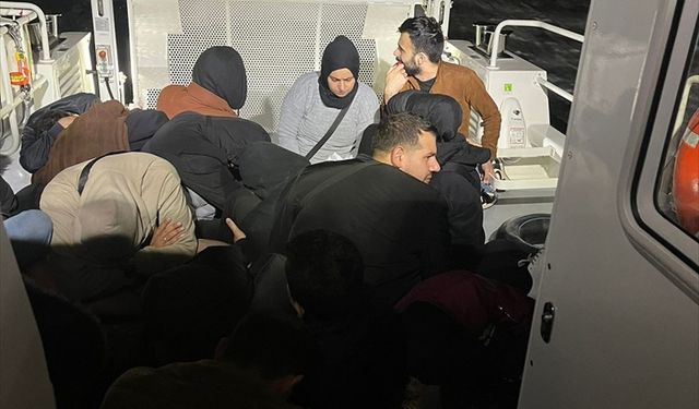 Muğla açıklarında 31 düzensiz göçmen kurtarıldı