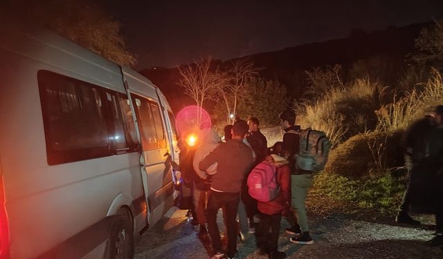 Yunanistan'a geçeceklerdi: 29 düzensiz göçmen yakalandı