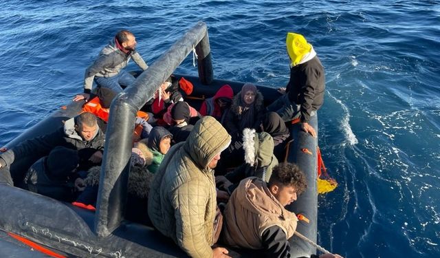 Muğla'da 106  göçmen kurtarıldı
