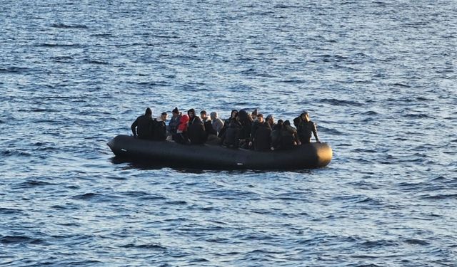 Muğla açıklarında 39 düzensiz göçmen kurtarıldı