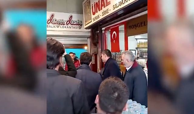 AKP'nin İBB adayı Murat Kurum'un Üsküdar ziyaretinde gerginlik