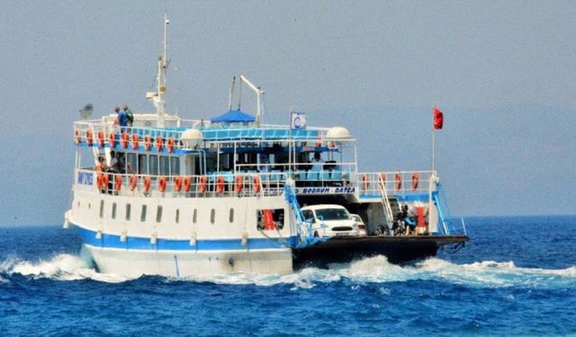 Bodrum-Datça feribot seferleri iptal edildi