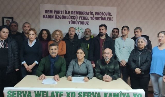 Dem Parti Dersim'de eş başkan adaylarını ön seçimle belirleyecek